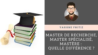 Master de recherche Master spécialisé Mastère  Quelle différence [upl. by Nivart931]