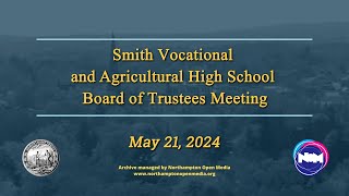 SVAHS Board of Trustees 52124 [upl. by Concepcion]