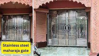 Stainless steel maharaja gate [upl. by Gareri]