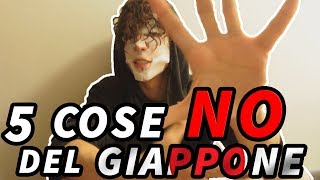 5 COSE CHE ODIO DEL GIAPPONE [upl. by Alemap]