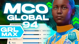 CLUBES PRO FIFA 23 🎮 EL MCO con el MAXIMO GLOBAL  GRL 94 🎫 Best winger build cam PRO CLUBS FIFA 23 [upl. by Mohsen]