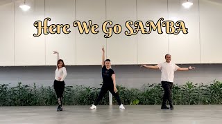 HERE WE GO SAMBA Line Dance  Choreo by Nunik SusantoINA amp Grace DavidKOR [upl. by Rivers]