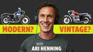 Motorcycles  Vintage vs Modern with Ari Henning  HighsideLowside Clip [upl. by Eneli288]