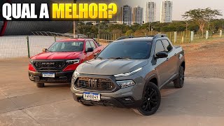 COMPARATIVO FIAT TORO VS RAM RAMPAGE QUAL VALE MAIS A PENA PREÇOS VERSÕES E DETALHES [upl. by Dennison]