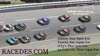 DES Truck Series 12  Iowa Speedway  Oval [upl. by Schwejda]