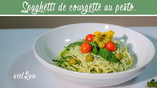 SPAGHETTI VEGAN AU PESTO⎪SUNSHINE FOOD [upl. by Keyek]