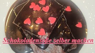 Schokoladensoße in 5 Minuten selber machen  DIY  Dessertsauce Rezept  Vegan [upl. by Stegman292]