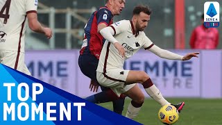 Borja Mayoral scores topcorner SCREAMER  Crotone 13 Roma  Top Moments  Serie A TIM [upl. by Freiman]