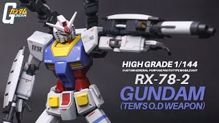 Gunpla Custom Build  HG RX782 Gundam Tems OD Weapon [upl. by Chapnick]