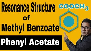 Resonance Structure of Methyl Benzoate 20  NEET IITJEE [upl. by Ragse]