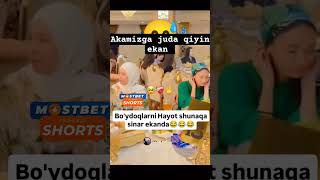 AKAMIZGA JUDA QIYIN BOLIBDI 😄👍funny 1mln comedyvideos instagram subscribe japan recipe rek [upl. by Eilis]