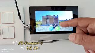 How to install a Video door phone with electric Rim Lock full video step by step  Hikvision VDP [upl. by Ahsikrats]