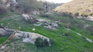 Akeldama Jerusalem  Jesus Judas Jewish tombs from the Second Temple period and Crusader tombs [upl. by Intisar]