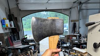 1947 Rixford Connecticut Pattern Axe Restoration [upl. by Paulo]