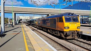 Caledonian Sleeper Class 92s at MK Central [upl. by Anoik]