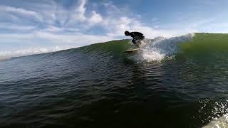 【GoPro サーフィン】20180708茨城波崎longboard surf [upl. by Nymassej]