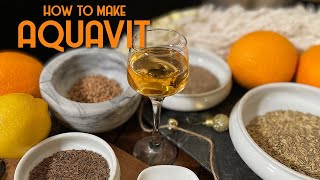 How to Make Traditional Aquavit and with extra spice Homemade Aquavit Recipe [upl. by Ozkum357]