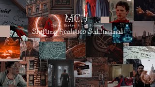 ೃ⁀➷ Marvel MCU shifting realities subliminal Dr Strange amp Peter Parker talking  music [upl. by Anerol]