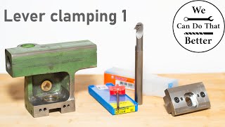 Lever clamping modification for the mini lathes tailstock  Part 1 [upl. by Aikaz]