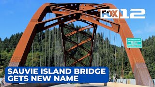 Sauvie Island Bridge renamed to honor Native Americans [upl. by Oal]