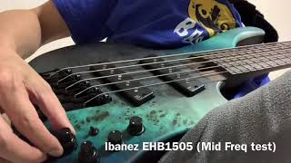 Ibanez EHB1505MS Mid Freq [upl. by Eppesuig431]