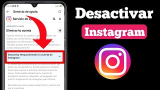 Cómo desactivar la cuenta de Instagram  Desactivar cuenta de Instagram temporalmente [upl. by Walliw]