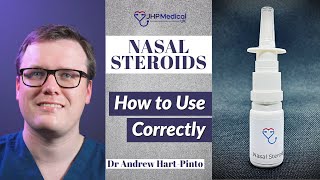 How to use Nasal Spray CORRECTLY  Nasal Steroids [upl. by Enetsirk]