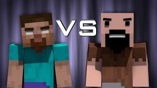 Notch vs Herobrine  Minecraft Rap Battle An Original Minecraft Song [upl. by Nilreb]