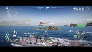 Udaloy Gameplay  Warships Mobile 2 [upl. by Suolhcin]