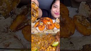 CHOLE CHICKEN MASALA MUKBANG 😋🥵🔥 [upl. by Triny417]