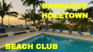 BARBADOS HOLETOWN BEACH CLUB WALKING TOUR VLOG [upl. by Babara]