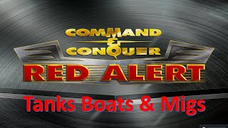 Command and Conquer Red Alert Remastered 3v3 Attacked by Tanks Boats and Migs [upl. by Eignav497]