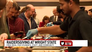 WKEF Wright State hosts annual holiday feast [upl. by Notlih]