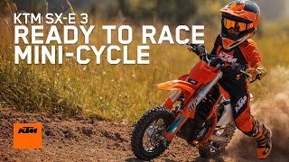 KTM SXE 3 – Our smallest READY TO RACE motorcycle  KTM [upl. by Cornew948]