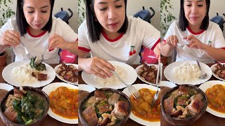 Lechon sa Ginisang Monggo at Fish Fillet [upl. by Whitney]