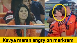 Kavya maran angry on aiden markram misbehaviour in front of camera  Srh vs Pbks match highlights [upl. by Yniatirb]