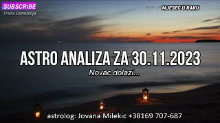 Astro Analiza za 30112023  Novac stiže [upl. by Favianus]