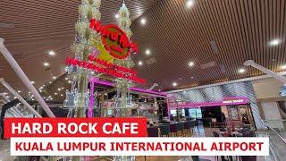 Hard Rock Cafe Kuala Lumpur International Airport amp Rock Shop KLIA Terminal 1 Malaysia [upl. by Osmund336]