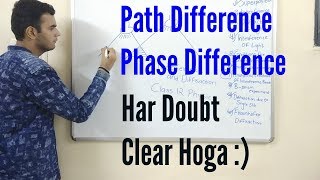 Path Difference and Phase difference path phase difference [upl. by Irra876]