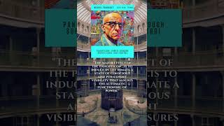 Michel Foucault  Panopticon Power through surveillance and control [upl. by Manus671]