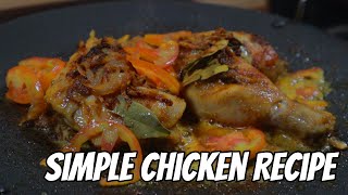 Chicken Thigh recipe  pan fry first and cook the chicken thigh [upl. by Aggappora777]