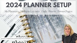 My 2024 Planner Setup  How I Use EIGHT Planners [upl. by Ettedanreb]