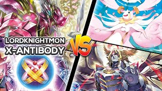 LordKnightmon X Antibody vs Cherubimon ft Lucemon X  Digimon BT19 TCG Digimon Simulator [upl. by Otreblasiul]