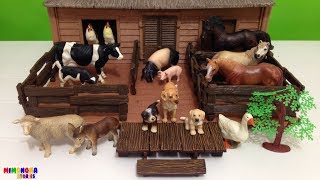 Armemos la Granja de los Animales 🐮🐷🐔 de Mimonona Stories  Videos para niños [upl. by Anidem831]