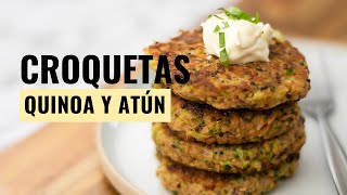 Hamburguesas o Croquetas de Quinoa y Atún [upl. by Oicnanev]