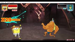 Super Brawl 2  Classic SpongeBob Survival 13 Outtakes Better Version [upl. by Murdock]