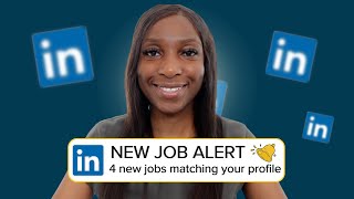 How To Use LinkedIn Job Alerts To Find A Job  LinkedIn Job Search Tip [upl. by Ainolopa]