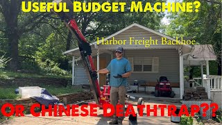 Harbor Freight Towable BackhoeTrencher Overview [upl. by Sundstrom]