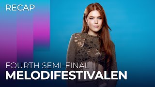 Melodifestivalen 2024 Sweden  Fourth SemiFinal  RECAP [upl. by Eilsek]