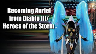 Becoming Auriel from the game Diablo III Heroes of the Storm Cosplay Transformation Video [upl. by Arevle]